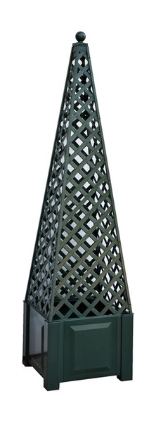 Obelisk se čtvercovým truhlíkem