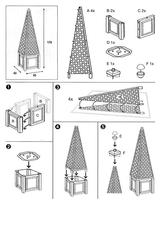 Obelisk - mřížková pyramida