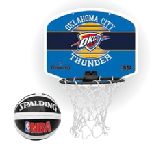 Basketbalový miniboard NBA OKLAHOMA CITY THUNDER Spalding 