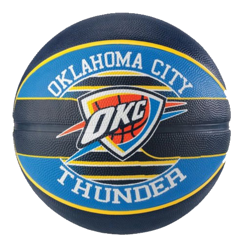 Basketbalový míč NBA TEAM OKLAHOMA CITY THUNDER Spalding (vel.7)