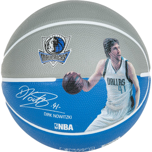Basketbalový míč NBA PLAYER DIRK NOWITZKI Spalding (vel.7)
