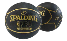 Basketbalový míč NBA HIGHLIGHT black/gold Spalding vel.7 