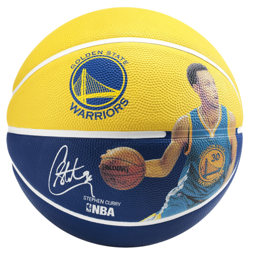 Basketbalový míč NBA PLAYER STEPHEN CURRY Spalding (vel.7)