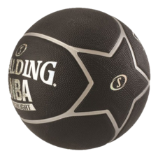 Basketbalový míč NBA HIGHLIGHT black/silver Spalding (vel.7)