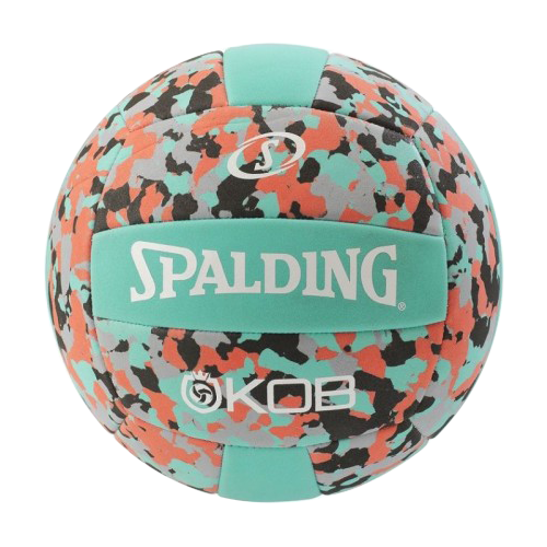 Míč na plážový volejbal KING OF THE BEACH turquoise/red Spalding