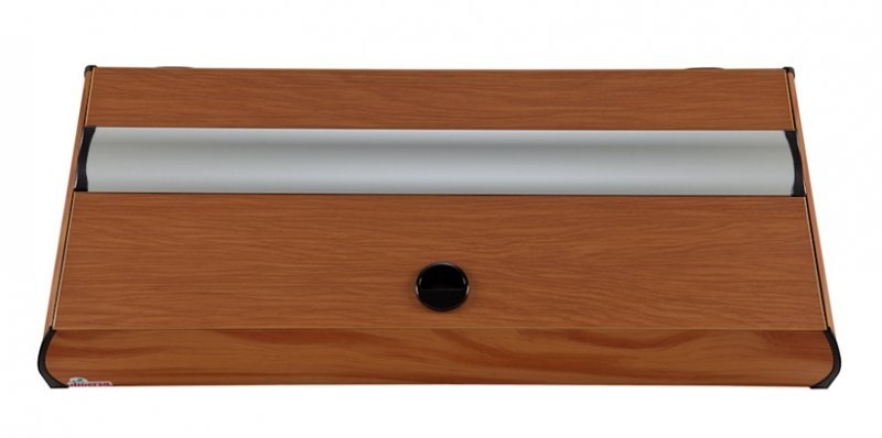 Akvarijní kryt hliníkový 80x35 / 2x24W rovný DIVERSA