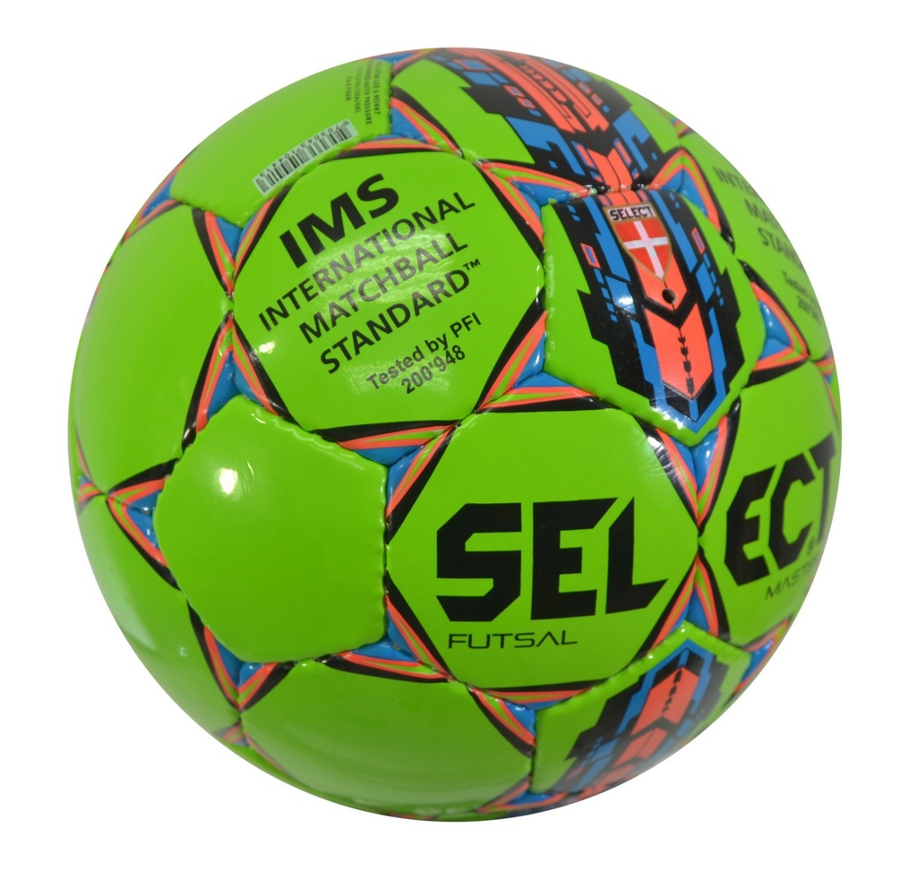 Míč SELECT Futsal Master - zelená/modrá vel.4