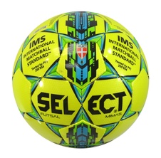 Futsalový míč SELECT FB Futsal Mimas - žlutá/modrá vel.4