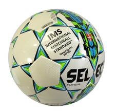 Futsalový míč SELECT FB Futsal Mimas - bílá/modrá vel.4