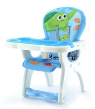  Jídelní židlička se stolečkem 2v1 - Modrý oceán EURO BABY 