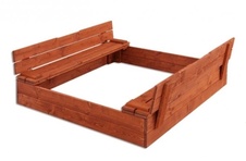 Dřevěné pískoviště komfort 120 x 120 cm