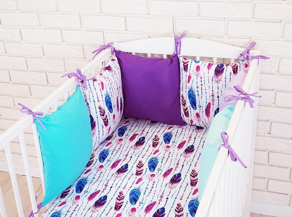 Mantinel BE LOVE RETRO polštářkový s povlečením vzor č.13 BABY NELLYS