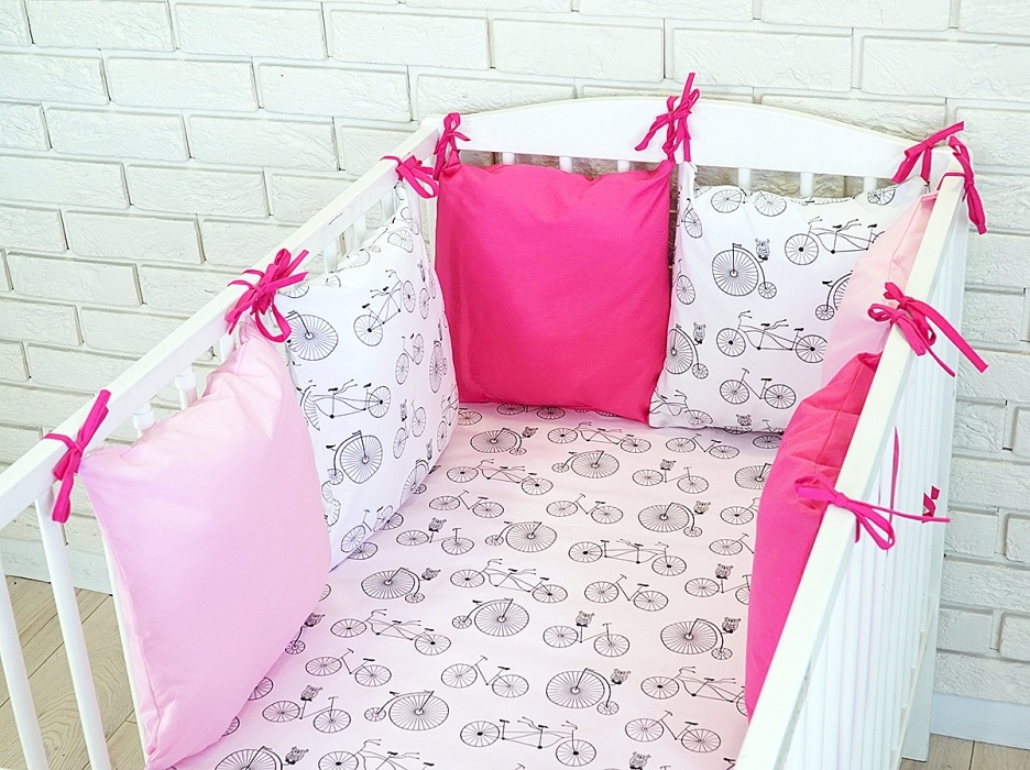 Mantinel BE LOVE RETRO polštářkový s povlečením vzor č.10 BABY NELLYS 