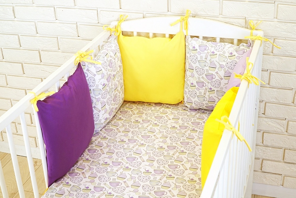 Mantinel BE LOVE RETRO polštářkový s povlečením vzor č.8 BABY NELLYS