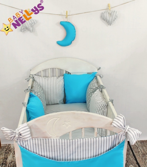 Mantinel BE LOVE LUX polštářkový s povlečením vzor č. 5 BABY NELLYS