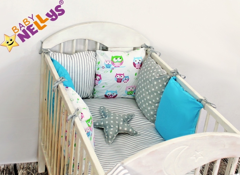 Mantinel BE LOVE LUX polštářkový s povlečením vzor č. 9 BABY NELLYS