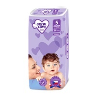Dětské jednorázové pleny New Love Premium comfort 5 JUNIOR 11-25 kg 38 ks