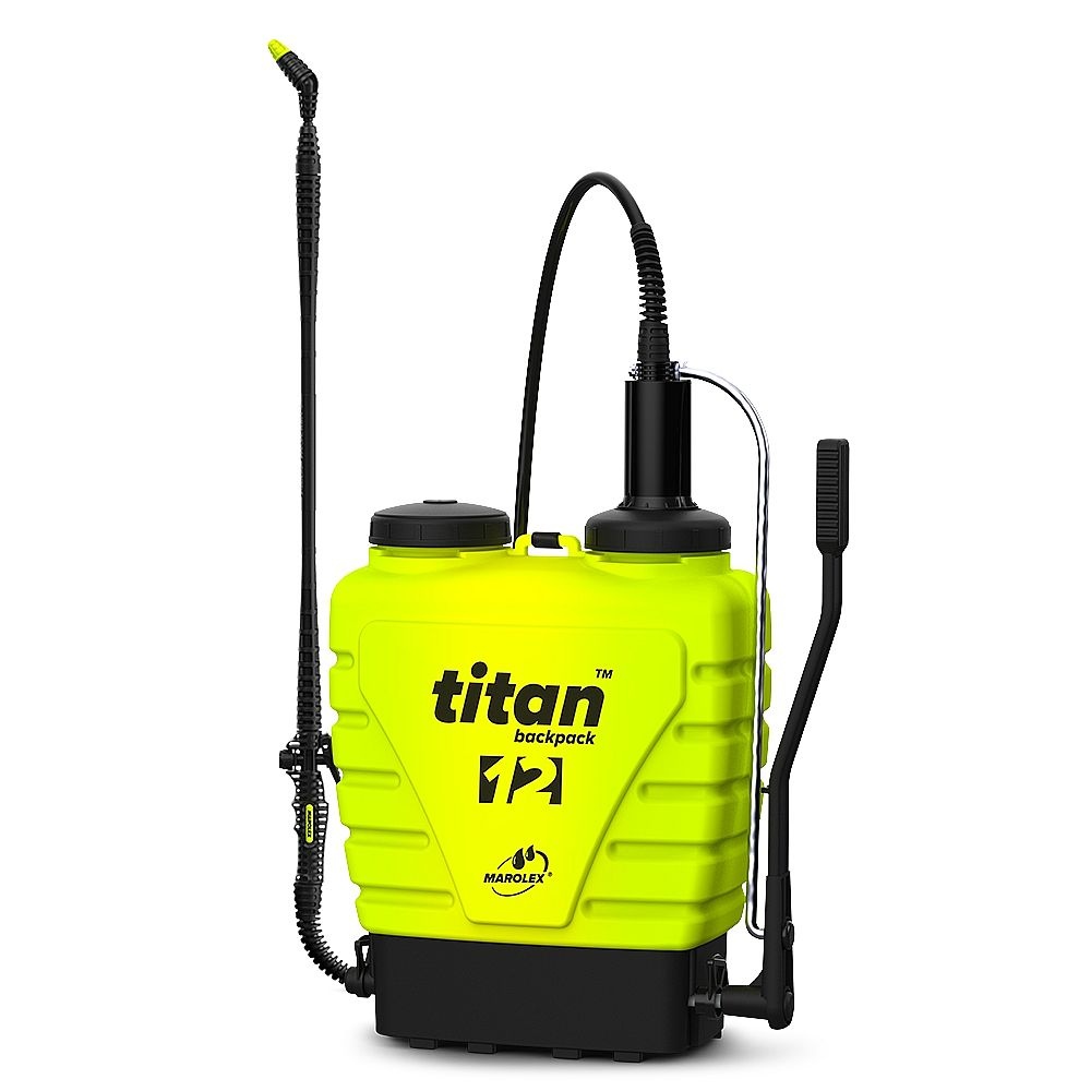 Postřikovač průmyslový zádový Marolex Titan Acid Line-Viton, 12l