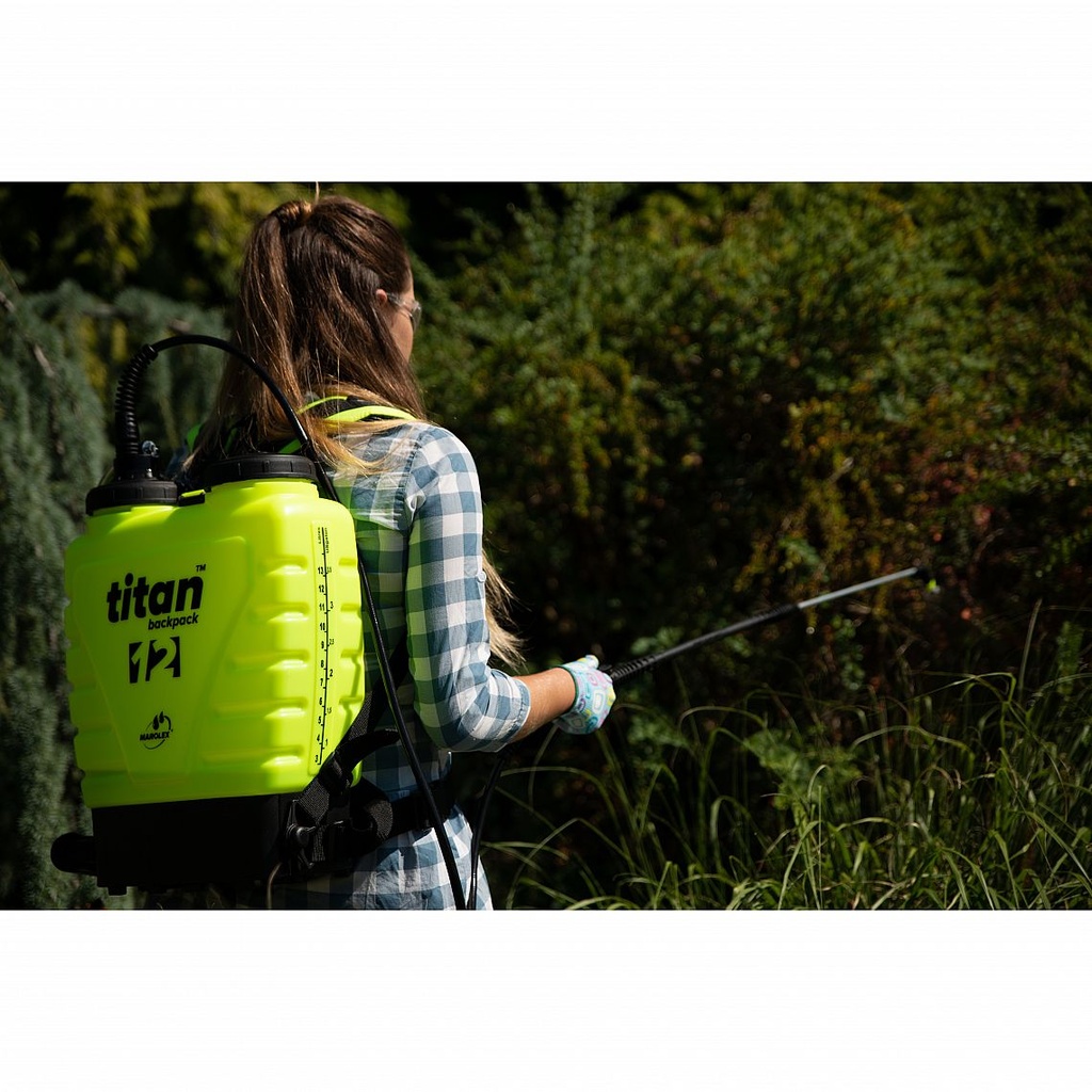 Postřikovač průmyslový zádový Marolex Titan Acid Line-Viton, 12l ...
