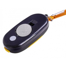 Přívěsek, klíčenka, s karabinou a světlem, 20 lm, 70x34x24 mm, MIX barev b