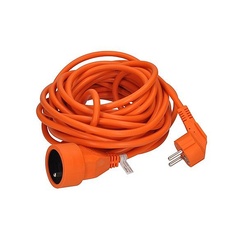 Prodlužovací přívod 1z, 30m, oranžový kabel