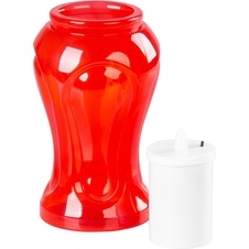 Kahanec s LED svíčkou červený, 17cm MagicHome TG-26, na hrob a