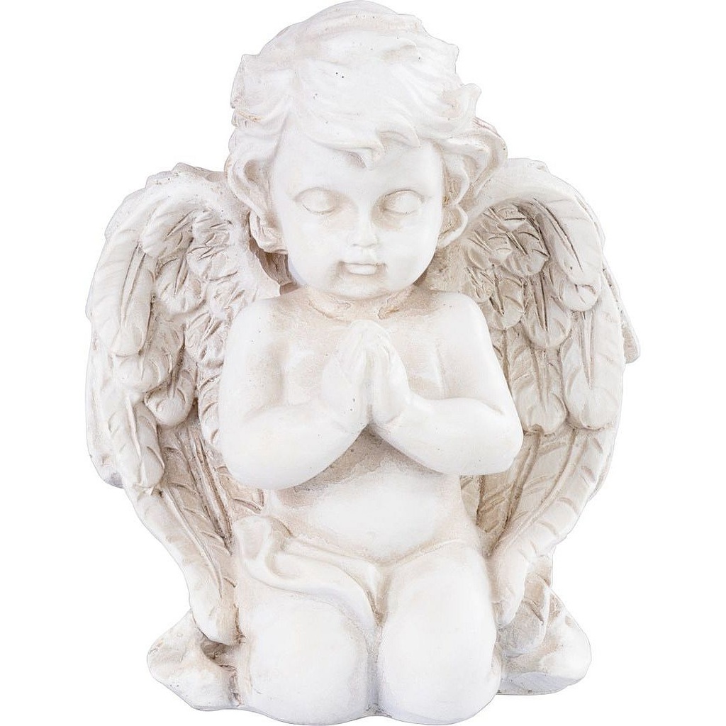 Dekorace Anděl modlicí,polyresin, na hrob, 9x7,5x11 cm MagicHome