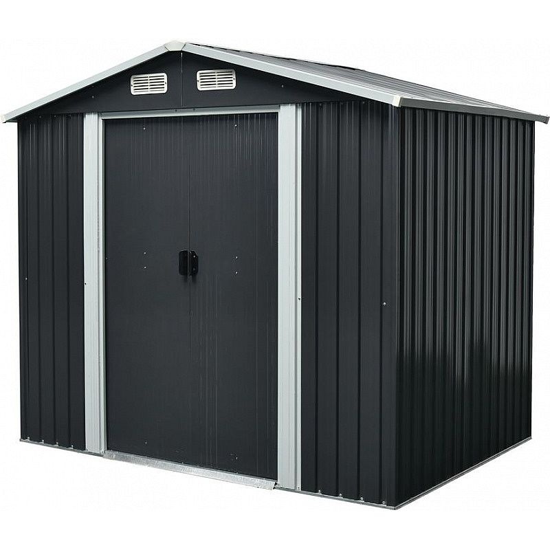 Zahradní domek plech, antracit, 226x162x206 cm