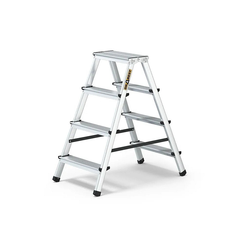 Schůdky hliníkové 125kg, 2x4 stupně