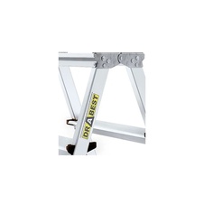 Schůdky hliníkové 125kg, 2x4 stupně detail