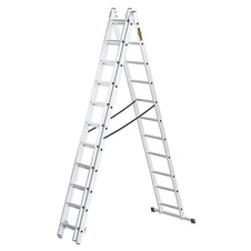 Žebřík hliníkový 3x11 BASIC, 3-dílný DRABEST 2