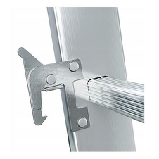 Žebřík hliníkový 3-dílný Drabest 1