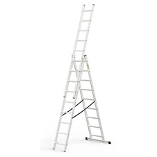 Žebřík hliníkový 3x9 BASIC, 3-dílný Drabest