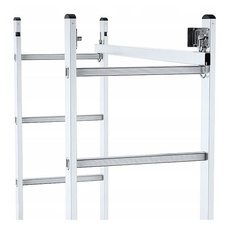 DRABEST Žebříkové lešení 2x6 BASIC Alu, rozměr plošiny 1,14x0,33m  a