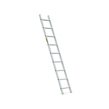 Drabest Jednodílný žebřík hliníkový 1x9 PRO, 1-dílný PROFI