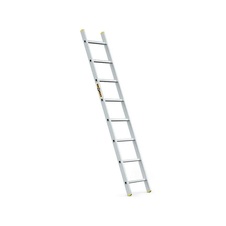Drabest Jednodílný žebřík hliníkový 1x8 PRO, 1-dílný PROFI
