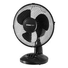 Elektrický ventilátor stolní 23cm, 25W, černý