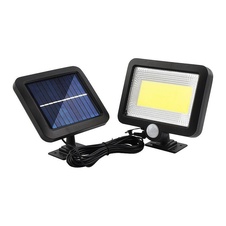 LED solární světlo 180lm, senzor pohybu, 15x12,7x2,5cm
