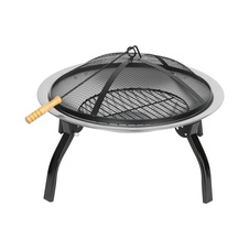 Ohniště BBQ kovové, 57x57x40 cm, kulaté