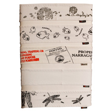 0019 bílá vzor Stromy, Piranha, Indian tribe, bez tisku a Vážka