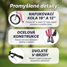 Koloběžka Acra Joy Jolly 16 a