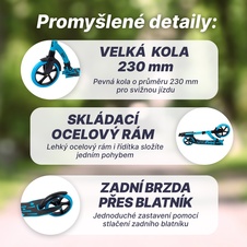 Koloběžka Acra Joy IMP popis 2