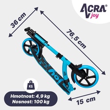 Koloběžka Acra Joy IMP rozměry