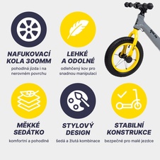 Odrážedlo Acra Joy Shark popisek 1