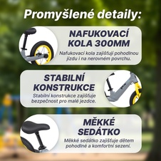 Odrážedlo Acra Joy Shark popisek 4