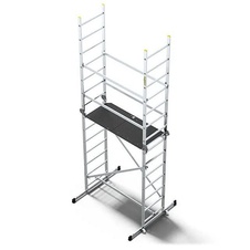 Lešení hliníkové Drabest HECTOR BASIC, dosah 4m pohled