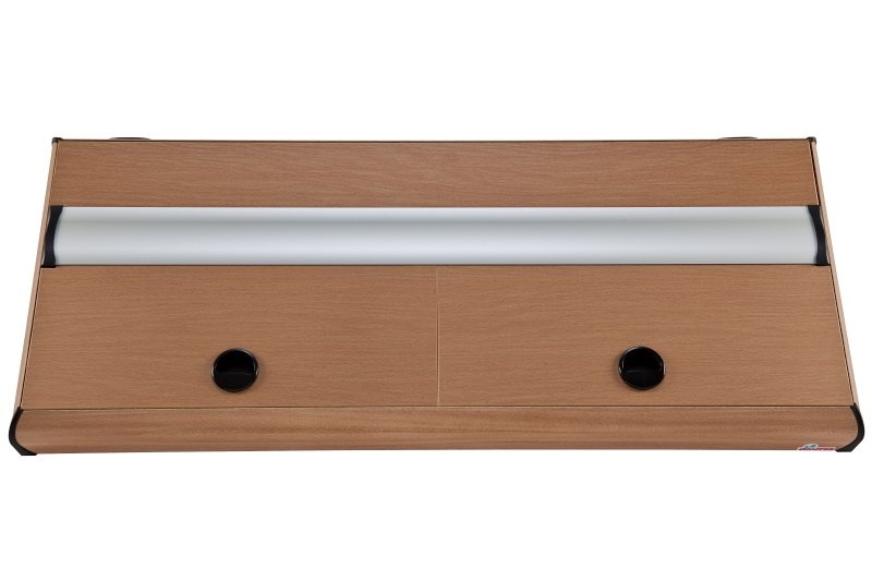 Akvarijní kryt hliníkový 120x50 / 2x30W rovný DIVERSA