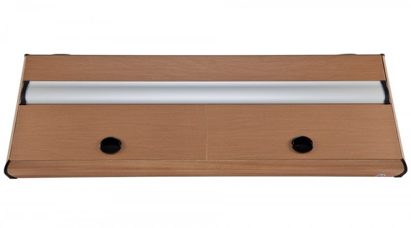 Akvarijní kryt hliníkový 150x50 / 4x36W rovný DIVERSA