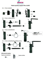 Akvarijní filtr CLARO 600 - ukazka