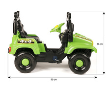 Šlapací terenní auto - jeep